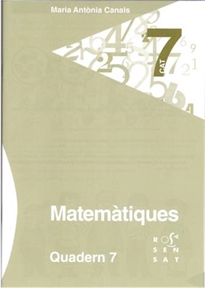 Books Frontpage Matemàtiques. Quadern 7