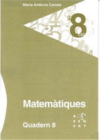 Books Frontpage Matemàtiques. Quadern 8
