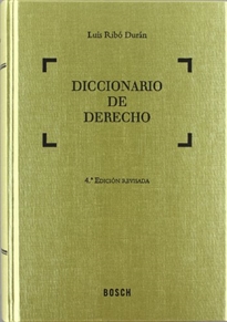 Books Frontpage Diccionario de Derecho (4.ª edición)