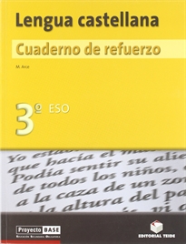 Books Frontpage Lengua castellana. Cuaderno de refuerzo 3º ESO - BASE