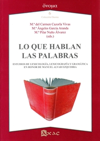 Books Frontpage Lo que hablan las palabras