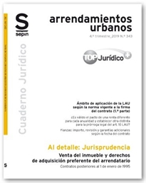 Books Frontpage Venta del inmueble y derechos de adquisición preferente del arrendatario