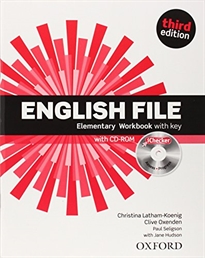 Books Frontpage English File 3rd Edition Elementary. Workbook with Key and iChecker