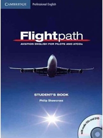 Books Frontpage Flightpath Aviation English for Pilots and ATCOs Student's Book with Audio CDs (3) and DVD