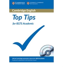Books Frontpage Top Tips for IELTS Academic Paperback with CD-ROM