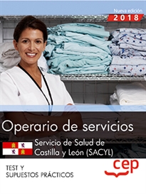 Books Frontpage Operario de servicios. Servicio de Salud de Castilla y León (SACYL). Test y Simulacros de Examen