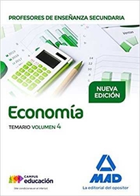 Books Frontpage Profesores de Enseñanza Secundaria Economía Temario volumen 4