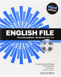 Books Frontpage English File 3rd Edition Pre-Intermediate. Workbook with Key and iChecker