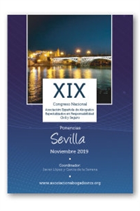 Books Frontpage Ponencias XIX Congreso Sevilla (noviembre 2019), sobre especialización en responsabilidad civil y seguro