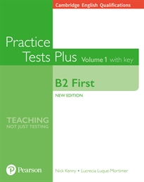 Books Frontpage Cambridge English Qualifications: B2 First Volume 1 Practice Tests Plus