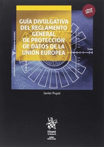Books Frontpage Guía divulgativa del reglamento general de protección de datos de la unión Europea