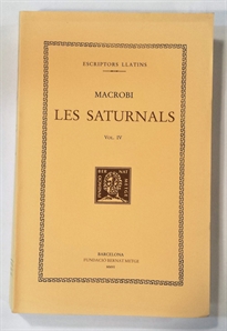 Books Frontpage Les Saturnals, vol. IV (llibres VI-VII)