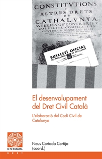 Books Frontpage El desenvolupament del Dret Civil Català