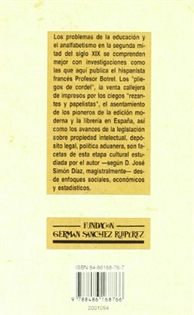 Books Frontpage Libros, prensa y lectores en la España del siglo XIX