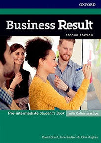Books Frontpage Business Result Pre-Intermediate. Student's Book with Online Practice 2ND Edition