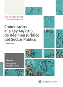 Books Frontpage Comentarios a la Ley 40/2015 de régimen jurídico del sector público (2.ª Edición)