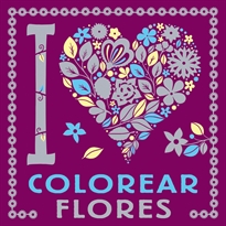 Books Frontpage I LOVE colorear flores