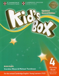 Books Frontpage Kid's Box Level 4 Activity Book with Online Resources British English