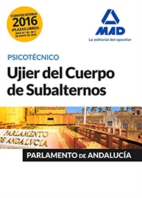 Books Frontpage Ujier del Cuerpo de Subalternos del Parlamento de Andalucía. Psicotécnico