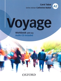 Books Frontpage Voyage A2 Workbook wit Key and DVD Pack