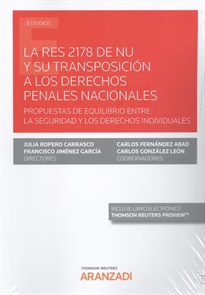 Books Frontpage La Res 2178 de Nu y su transposición a los derechos penales nacionales  (Papel + e-book)