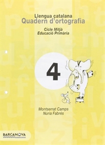 Books Frontpage Quadern d'ortografia 4. Llengua catalana