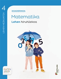 Books Frontpage Koadernoa Matematika 4 Lehen Hiruhilekoa Egiten Jakin