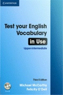 Books Frontpage Test Your English Vocabulary in Use Upper-intermediate Book with Answers