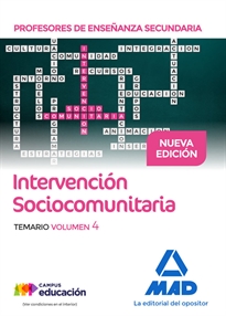 Books Frontpage Profesores de Enseñanza Secundaria Intervención Sociocomunitaria. Temario volumen 4