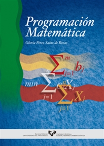 Books Frontpage Programación matemática