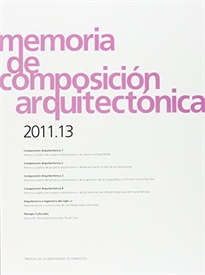 Books Frontpage Memoria de composición arquitectónica 2011.13