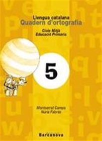 Books Frontpage Quadern d'ortografia 5. Llengua catalana
