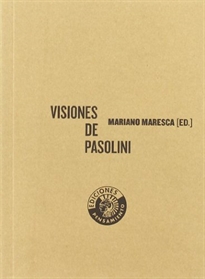 Books Frontpage Visiones de Pasolini