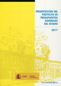 Books Frontpage Presentación del proyecto de presupuestos generales del Estado 2017
