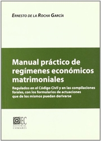 Books Frontpage Manual práctico de régimenes económicos matrimoniales