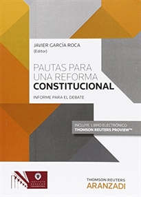 Books Frontpage Pautas para una reforma constitucional (Papel + e-book)