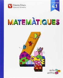 Books Frontpage Matematiques 4 (4.1-4.2-4.3) Balears Aula Activa