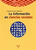 Front pageLa información en ciencias sociales