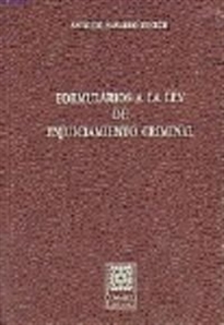 Books Frontpage Formularios a la Ley de enjuiciamiento criminal