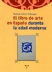 Front pageEl libro de arte en España durante la edad moderna