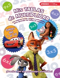 Books Frontpage Mis tablas de multiplicar (Disney. Actividades)