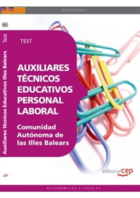 Books Frontpage Auxiliares Técnicos Educativos. Personal Laboral Comunidad Autónoma de las Illes Balears. Test