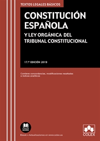 Books Frontpage Constitución Española y Ley Orgánica del Tribunal Constitucional