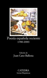 Books Frontpage Poesía española reciente (1980-2000)