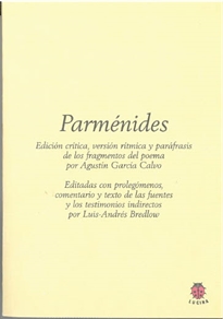 Books Frontpage Parménides