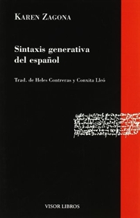 Books Frontpage Sintaxis generativa del español