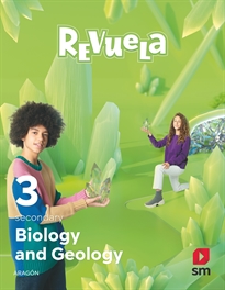 Books Frontpage Biology and Geology. 3 Secondary. Revuela. Aragón