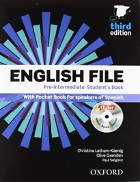 Books Frontpage English File 3rd Edition Pre-Intermediate. Student's Book and Workbook without Key Pack