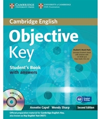 Books Frontpage Objective Key Student's Book Pack (Student's Book with Answers with CD-ROM and Class Audio CDs(2)) 2nd Edition