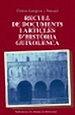 Front pageRecull de documents i articles d'història guixolenca, Vol. 1